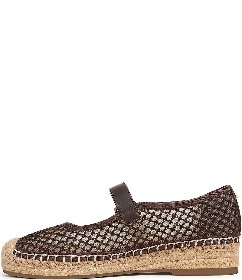 Sam Edelman Mackie Mesh Mary Jane Espadrille Flats