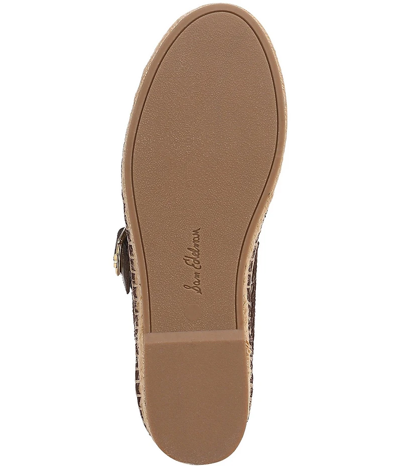 Sam Edelman Mackie Mesh Mary Jane Espadrille Flats