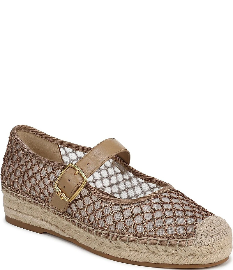 Sam Edelman Mackie Mesh Mary Jane Espadrille Flats