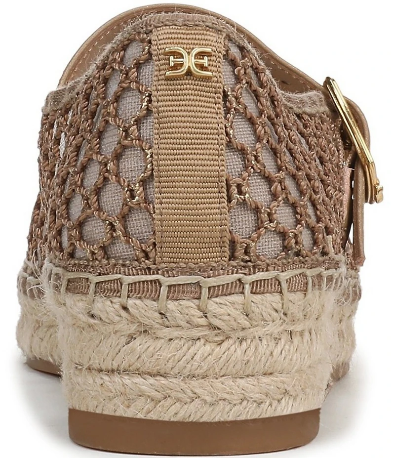 Sam Edelman Mackie Mesh Mary Jane Espadrille Flats