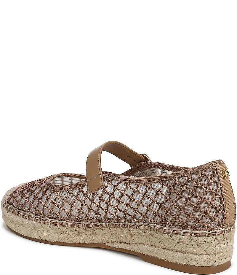Sam Edelman Mackie Mesh Mary Jane Espadrille Flats