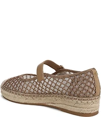 Sam Edelman Mackie Mesh Mary Jane Espadrille Flats