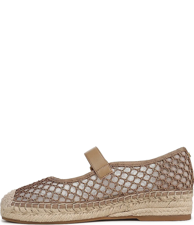 Sam Edelman Mackie Mesh Mary Jane Espadrille Flats