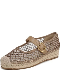 Sam Edelman Mackie Mesh Mary Jane Espadrille Flats