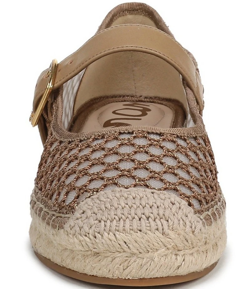 Sam Edelman Mackie Mesh Mary Jane Espadrille Flats
