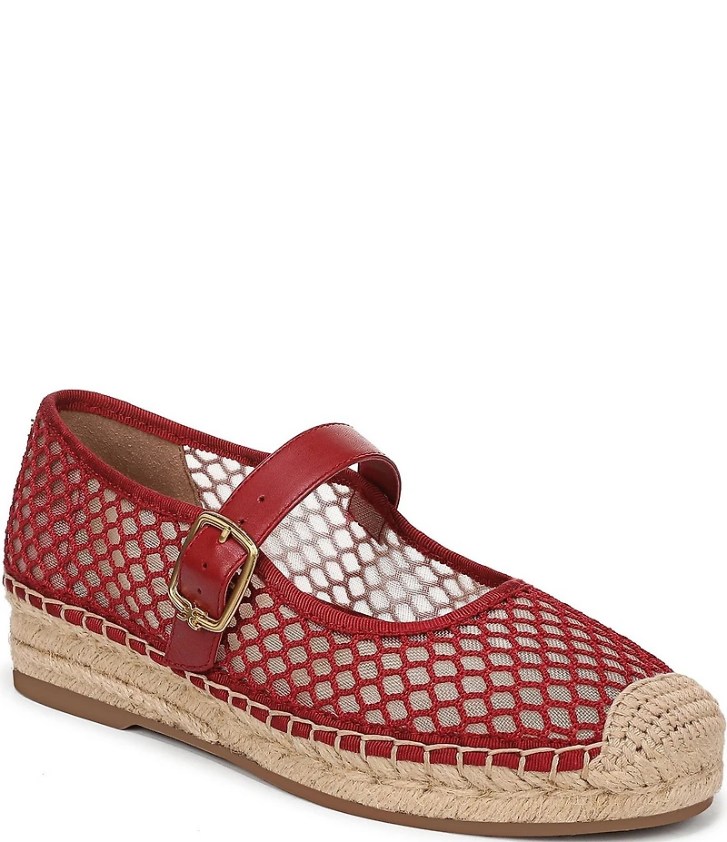 Sam Edelman Mackie Mesh Mary Jane Espadrille Flats