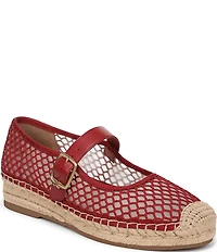 Sam Edelman Mackie Mesh Mary Jane Espadrille Flats