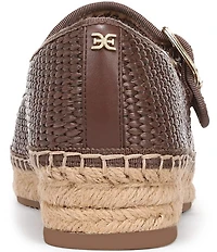 Sam Edelman Mackie Raffia Mary Jane Espadrille Flats