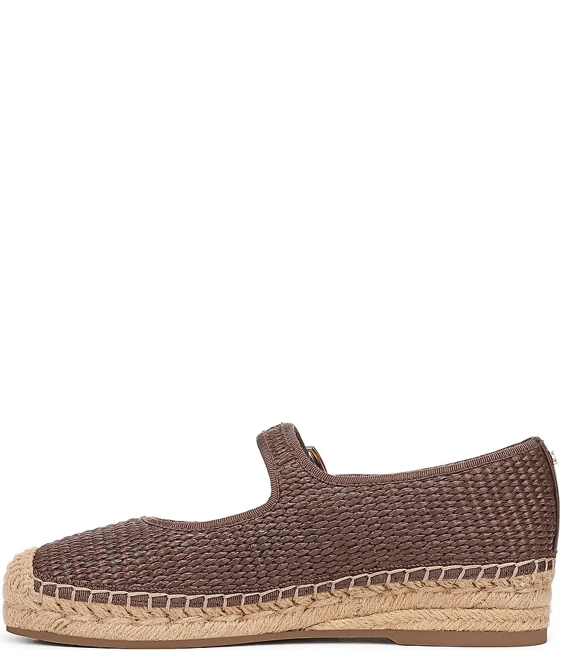 Sam Edelman Mackie Raffia Mary Jane Espadrille Flats