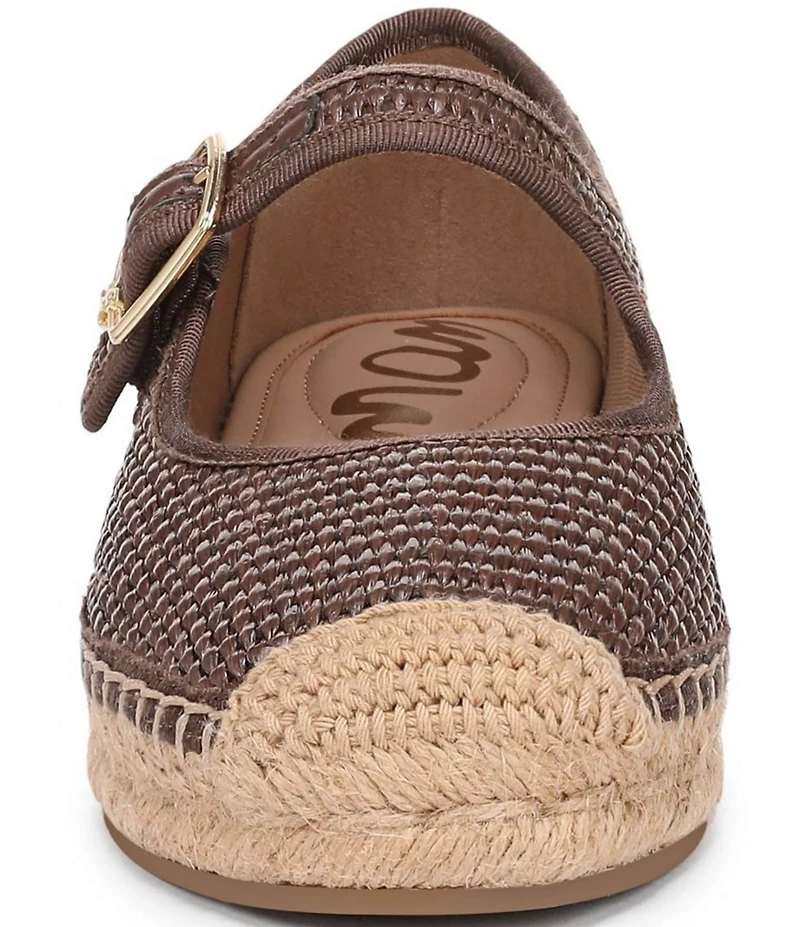 Sam Edelman Mackie Raffia Mary Jane Espadrille Flats