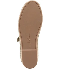 Sam Edelman Mackie Raffia Mary Jane Espadrille Flats