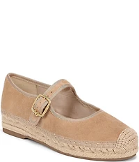 Sam Edelman Mackie Suede Mary Jane Platform Espadrilles