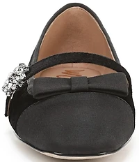 Sam Edelman Madi Velvet Jewel Ornament Cap Toe Mary Jane Flats