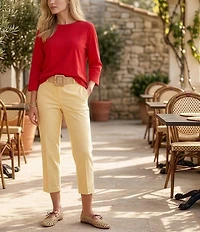 Sam Edelman Marcie Woven Raffia Bow Ballet Flats