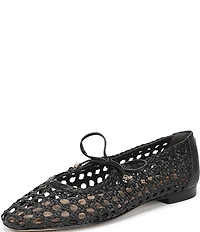Sam Edelman Marcie Woven Raffia Bow Ballet Flats