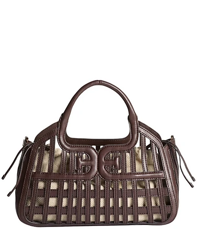 Sam Edelman Marlowe Drawstring Pouch Insert East-West Basket Bag