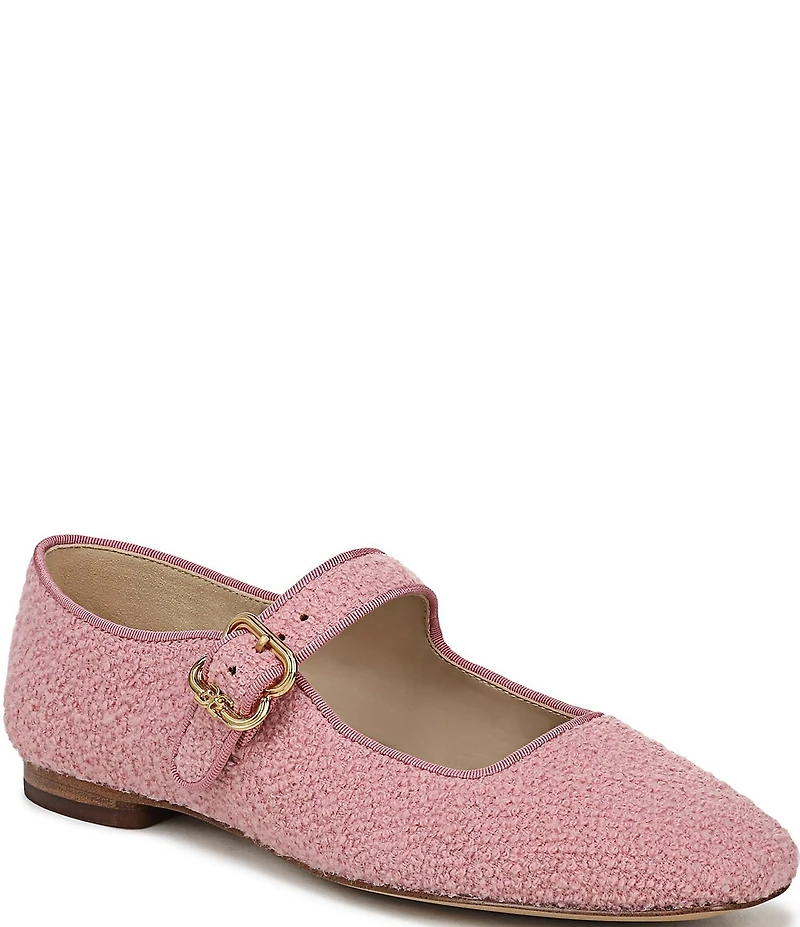 Sam Edelman Michaela Boucle Fabric Mary Jane Flats