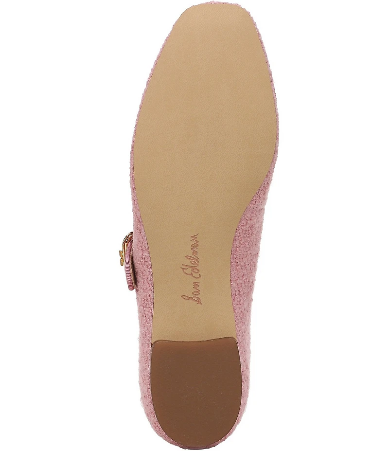 Sam Edelman Michaela Boucle Fabric Mary Jane Flats