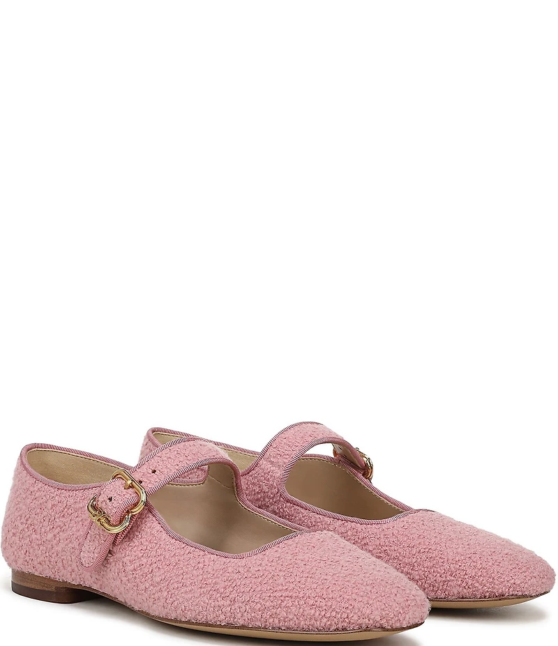 Sam Edelman Michaela Boucle Fabric Mary Jane Flats