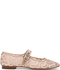 Sam Edelman Michaela Mesh Embroidered Mary Jane Flats