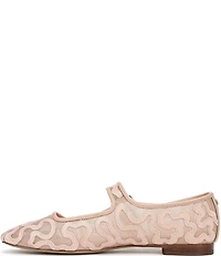 Sam Edelman Michaela Mesh Embroidered Mary Jane Flats