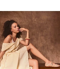 Sam Edelman Michaela Mesh Embroidered Mary Jane Flats