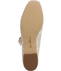 Sam Edelman Michaela Mesh Embroidered Mary Jane Flats