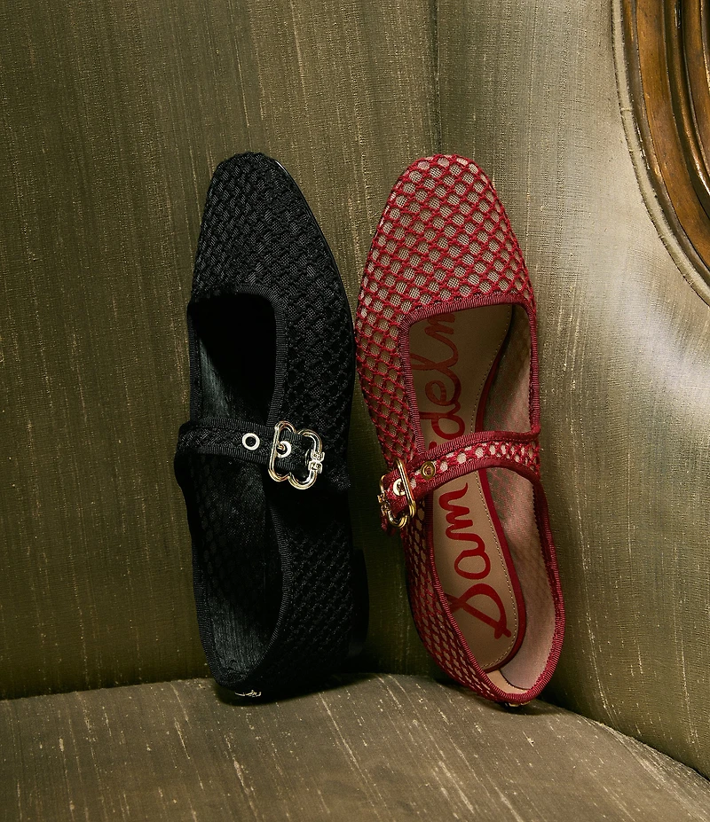 Sam Edelman Michaela Mesh Mary Jane Flats