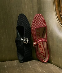 Sam Edelman Michaela Mesh Mary Jane Flats