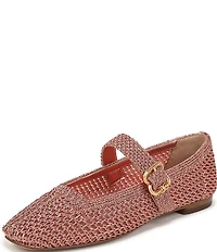 Sam Edelman Michaela Metallic Knit Mary Jane Flats