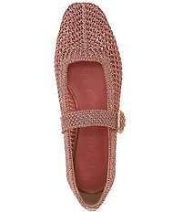 Sam Edelman Michaela Metallic Knit Mary Jane Flats