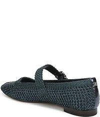 Sam Edelman Michaela Metallic Knit Mary Jane Flats