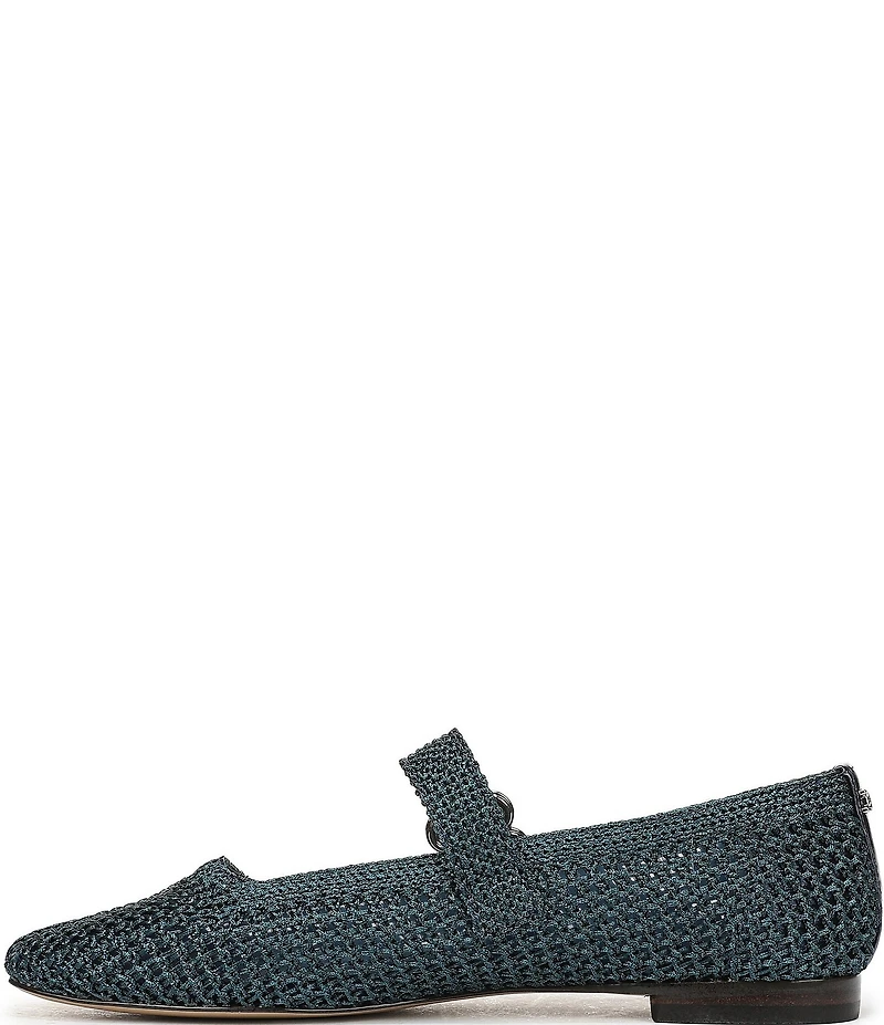 Sam Edelman Michaela Metallic Knit Mary Jane Flats