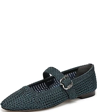 Sam Edelman Michaela Metallic Knit Mary Jane Flats