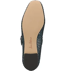 Sam Edelman Michaela Metallic Knit Mary Jane Flats