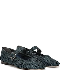 Sam Edelman Michaela Metallic Knit Mary Jane Flats