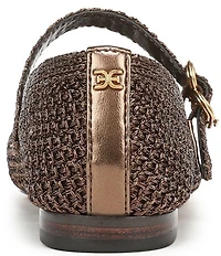 Sam Edelman Michaela Metallic Knit Mary Jane Flats