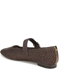 Sam Edelman Michaela Metallic Knit Mary Jane Flats