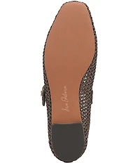 Sam Edelman Michaela Metallic Knit Mary Jane Flats