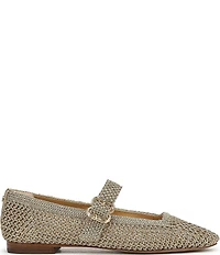 Sam Edelman Michaela Metallic Knit Mary Jane Flats