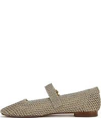 Sam Edelman Michaela Metallic Knit Mary Jane Flats