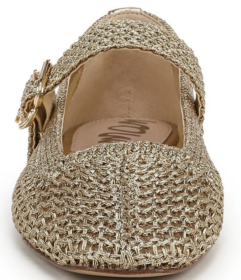 Sam Edelman Michaela Metallic Knit Mary Jane Flats