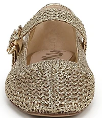 Sam Edelman Michaela Metallic Knit Mary Jane Flats