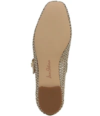 Sam Edelman Michaela Metallic Knit Mary Jane Flats