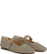 Sam Edelman Michaela Metallic Knit Mary Jane Flats