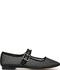 Sam Edelman Michaela Mini Polka Dot Mesh Mary Jane Flats