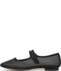 Sam Edelman Michaela Mini Polka Dot Mesh Mary Jane Flats