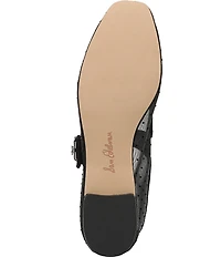 Sam Edelman Michaela Mini Polka Dot Mesh Mary Jane Flats