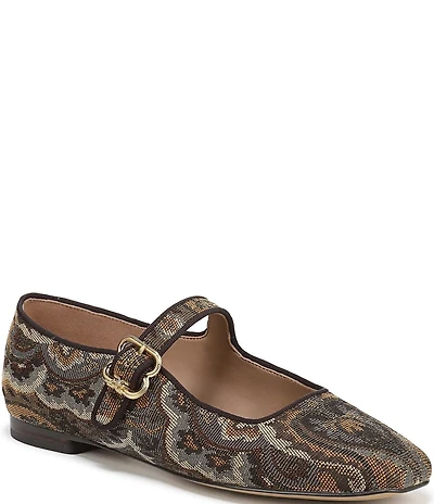 Sam Edelman Michaela Paisley Print Fabric Mary Jane Flats