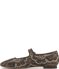 Sam Edelman Michaela Paisley Print Fabric Mary Jane Flats